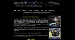 Desktop Screenshot of krystalkleendetail.co.uk