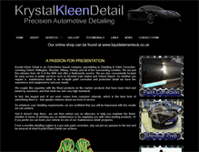 Tablet Screenshot of krystalkleendetail.co.uk